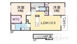 ハイグレース２間取り図面