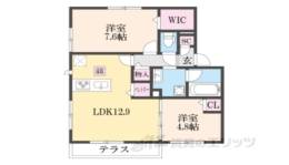 ルピナス北白川間取り図面