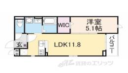 コンフォートアザレア石清水間取り図面