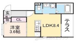 ＩＭＡ　Ｓｔｕｄｉｏｓ京都椥辻間取り図面