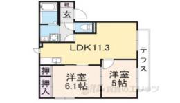 カーサ九条間取り図面