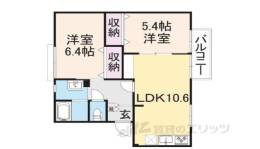 エクセル青垣間取り図面
