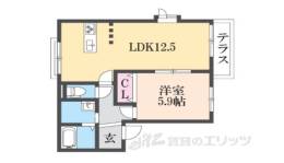 エクセル青垣間取り図面