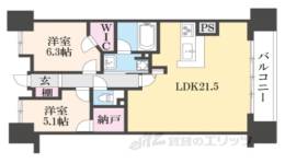 ﾊﾟﾃﾞｼｵﾝ京都大久保ｻﾞｸﾞﾗﾝﾄﾞﾚｼﾞﾃﾞﾝｽ間取り図面