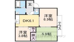 ディアコートＡ・Ｂ間取り図面