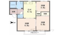 ディアコートＡ・Ｂ間取り図面