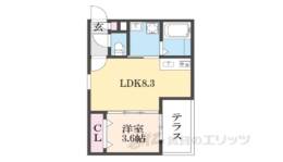 ジーメゾン伏見エルデ間取り図面