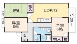 リバーシャトルＡＢ間取り図面