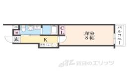 Ｇｌａｄｖｉｓ御所西間取り図面