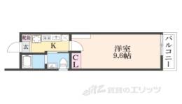 グラヴィス御所西間取り図面