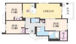 Ｓ.Ｒ.シャーメゾン間取り図面