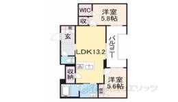 シャーメゾン　エクラージュ間取り図面