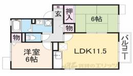 セジュールＳ　Ｂ棟間取り図面