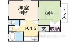 オリエンタルハイツ平方間取り図面
