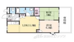 ラ・ルミエールＢ間取り図面