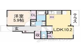 サンガーデンＭ・２間取り図面