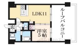 アクアプレイス京都三条朱雀間取り図面