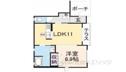 クラヴィエ愛宕２間取り図面