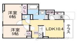 プリマベーラ　２間取り図面