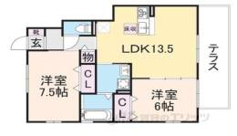 リザイアＢ棟間取り図面