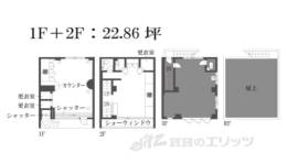 今熊野池田町6-27店舗間取り図面