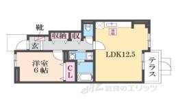 ランドマーク桜井２間取り図面