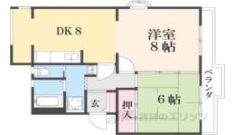 グリーンタウン槇島２１５号棟間取り図面