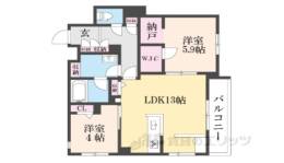 シャーメゾン　ル　フルーヴ間取り図面