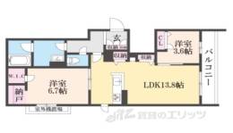 シャーメゾン　ル　フルーヴ間取り図面