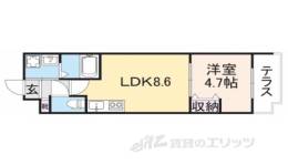 クレアーレ西陣間取り図面