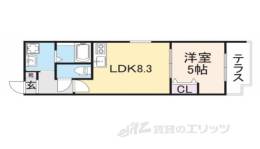 クレアーレ西陣間取り図面