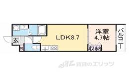 クレアーレ西陣間取り図面