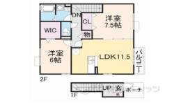 ハイツメビウスＡ・Ｂ棟間取り図面