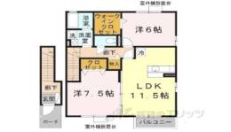 ハイツメビウスＡ・Ｂ棟間取り図面