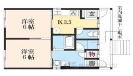 ラシャンス生駒俵口間取り図面