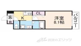 アンリシール　３間取り図面