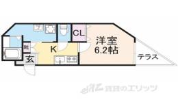 アンリシール　３間取り図面