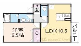 ファミール　タケダ２間取り図面