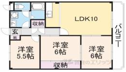 アヴィロード香芝Ａ棟間取り図面