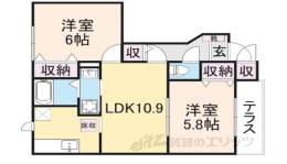 スタービレＡＢ間取り図面