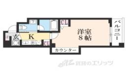 FLAIR京都五条烏丸間取り図面