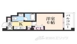 FLAIR京都五条烏丸間取り図面