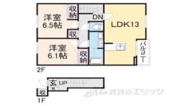 リバーサイドコートA間取り図面