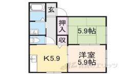 メイ・フルール間取り図面