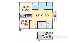 ヴェルジェＢ間取り図面