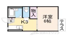 プルベニール・カレント間取り図面