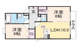 ディアコート（押熊町）間取り図面