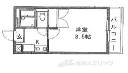 レオパレス枚方堂山間取り図面