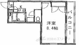 レオパレス枚方堂山間取り図面