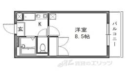 レオパレス枚方堂山間取り図面